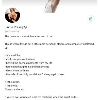 Atriz de My Name Is Earl Jaime Pressly lança conta no OnlyFans