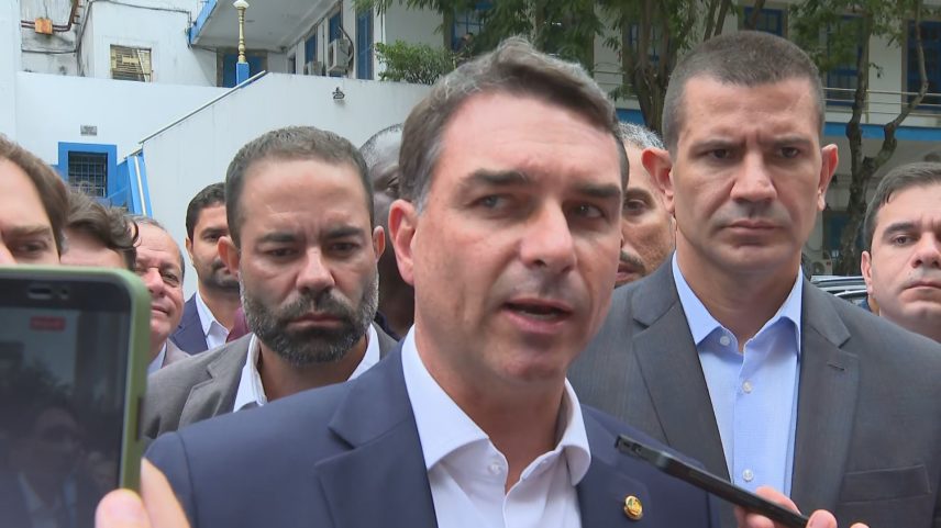 Flávio Bolsonaro — Foto: Reprodução/TV Globo