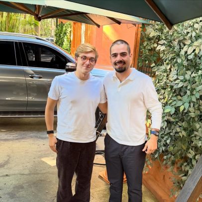 Filhos de Faustão e Huck aparecem juntos em almoço e geram brincadeira na web