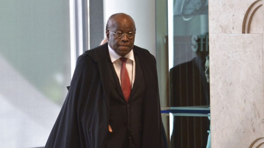 O ex-presidente do STF, Joaquim Barbosa é cotado ao Planalto pelo DC em 2026 no lugar de Aldo Rebelo. (Foto: José Cruz/Agência Brasil.)