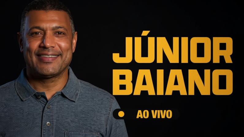 Júnior Baiano é convidado do Fut&Papo nesta quinta; assista ao vivo