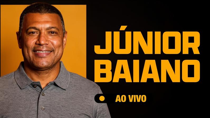 Júnior Baiano é convidado do Fut&;Papo desta quinta-feira (Foto: Arte/Lance!)