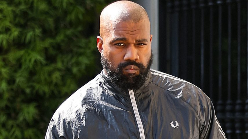 Kanye West on March 21, 2024 in Los Angeles, California.