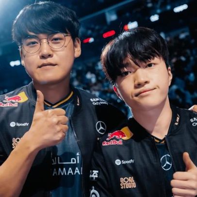 Gumayusi celebra reencontro com Faker e Keria nos Jogos Asiáticos 2026