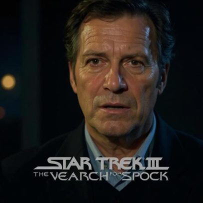 Paramount+ usa IA para retratar Capitão Kirk em Star Trek II: A Ira de Khan
