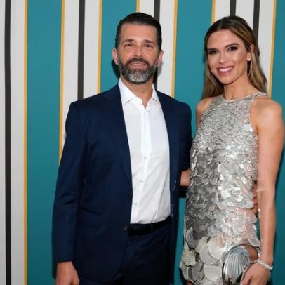 Donald Trump Jr. divulga imagens do casamento com Bettina Anderson