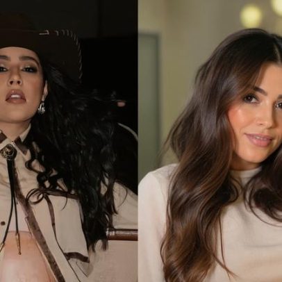 Lauana Prado renova visual e mostra barrigão de sete meses