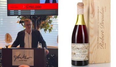 Garrafa de vinho é arrematada por R$ 4 milhões e bate recorde mundial