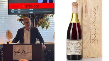 Um Domaine de la Romanée-Conti bateu seu próprio recorde de garrafa mais cara vendida em leilão