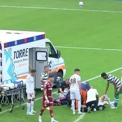 Luan Peres sofre desmaio e deixa ambulância após Santos x Coritiba