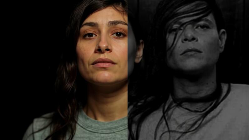 Compare caracterização de Luisa Arraes com foto de Cássia Eller — Foto: Divulgação