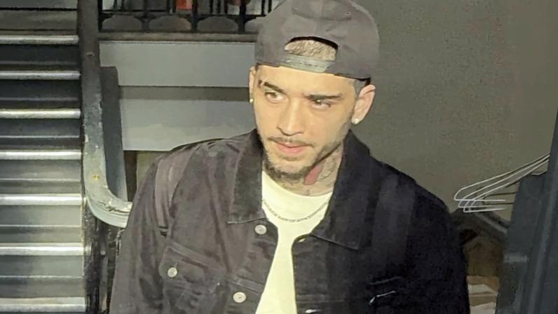 Zayn Malik (seen leaving his Manchester hotel on May 24) lashed out at fans while trying to get into his car in a video obtained by TMZ.