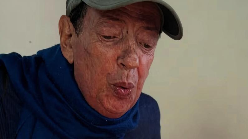 Marcos Oliveira, o Beiçola, aparece em festinha de aniversário no Retiro dos Artistas — Foto: Reprodução/Instagram