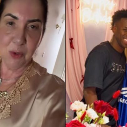 Margareth Serrão mostra presentes de Dia das Mães recebidos de Vini Jr.