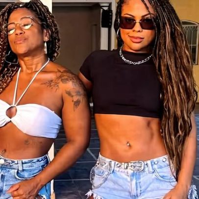 Mãe de Marvvila impressiona pela boa forma e jovialidade