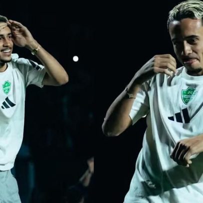 Ex-Fla Matheus Gonçalves viraliza ao dançar funk proibidão em estádio na Arábia