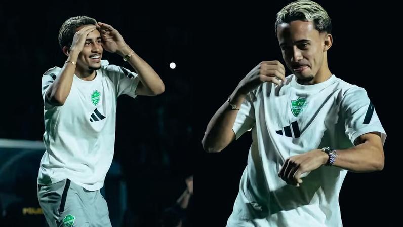 Matheus Gonçalves, ex-Flamengo, viralizou com dancinha e funk proibidão para comemorar título — Foto: Reprodução/Instagram