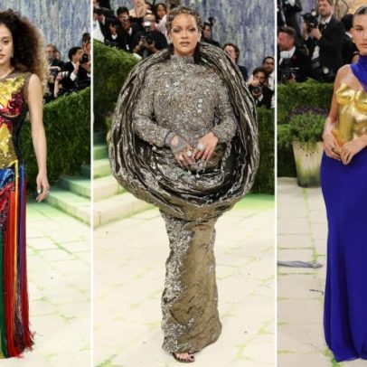 Rihanna, Hailey Bieber e outras entre as mais bem vestidas no Met Gala 2026