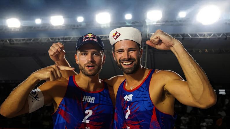 Christian Sorum e Anders Mol, os "vikings do vôlei de praia" (Foto: Volleyball World)