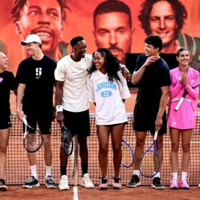 Monfils realiza festa de despedida com amigos do circuito
