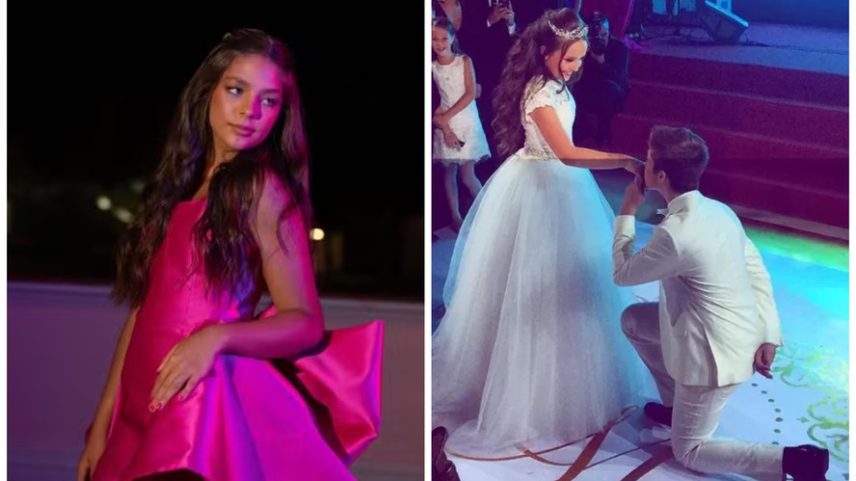 Maria Sophia se inspira em festa de 15 anos de Larissa Manoela, na qual o tio João Guilherme foi príncipe — Foto: @criativyestudio