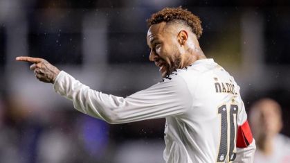 Neymar decide; Santos vence RB Bragantino antes de convocação para a Copa