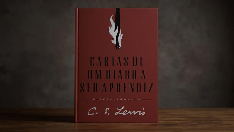 Capa da nova edição anotada de Cartas de um diabo a seu aprendiz de C. S. Lewis.