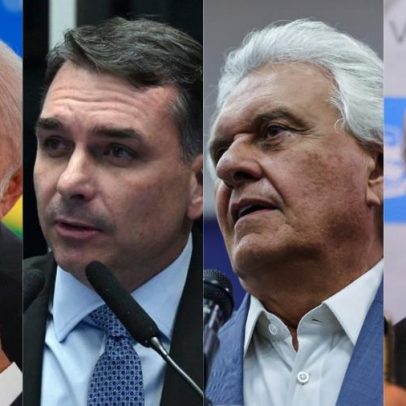 Lula empata com Flávio, Caiado e Ciro no 2º turno