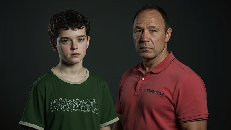 Owen Cooper e Stephen Graham em 2025