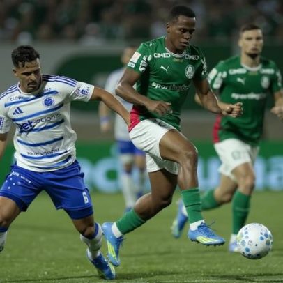Felipe Anderson empata Palmeiras x Cruzeiro