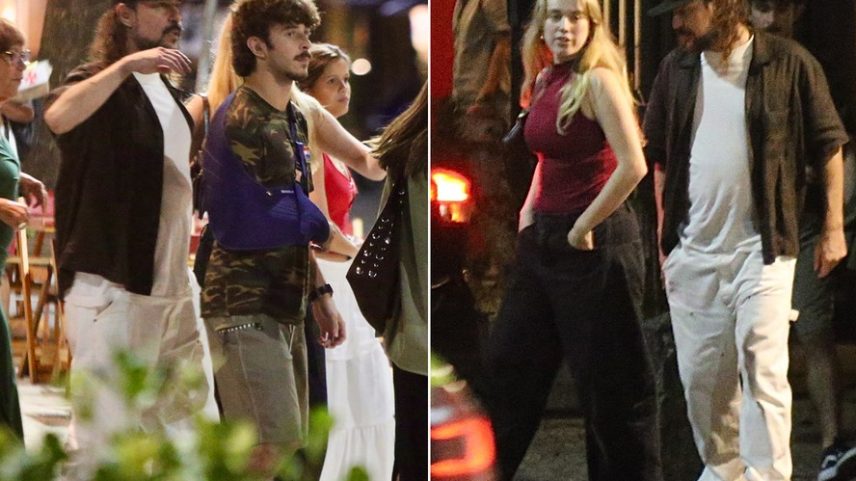 Gabriel O Pensador aparece com esposa e filho caçula em passeio