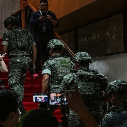 Por que houve disparos no Senado das Filipinas?