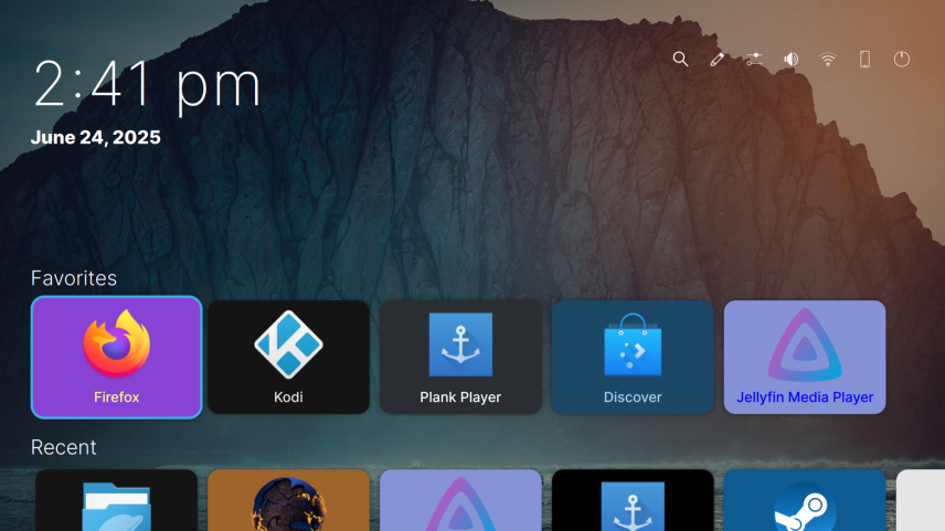 KDE Plasma revisita modo Bigscreen para TV
