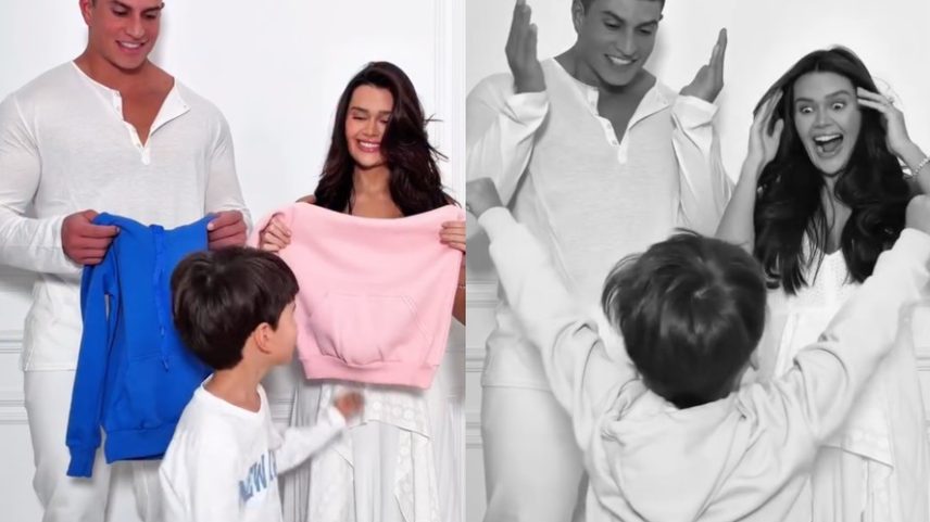 Chá revelação! Franciny Ehlke revela sexo do primeiro bebê com empresário bilionário; descubra! — Foto: Reprodução/Instagram