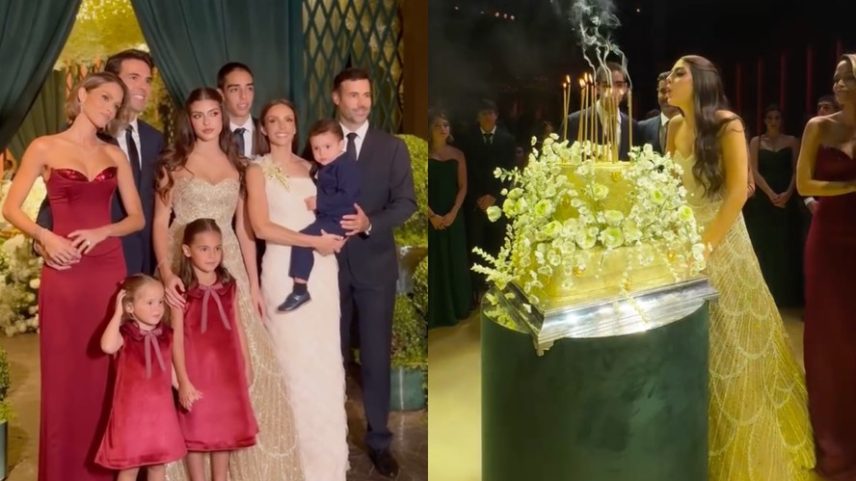 Filha de Kaká completa 15 anos com vestido de princesa e show de Luan Santana
