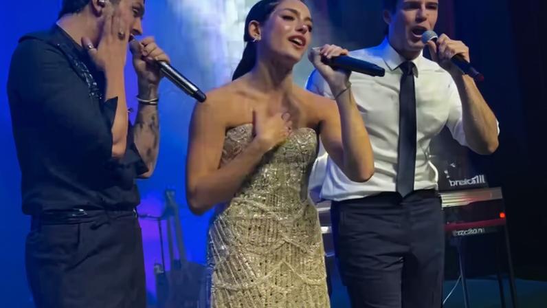 Kaká canta com Luan Santana em festa de 15 anos da filha