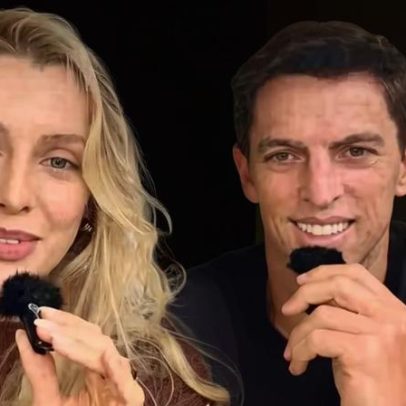 Amaury Nunes pede Gabriela Buraick em casamento em cachoeira