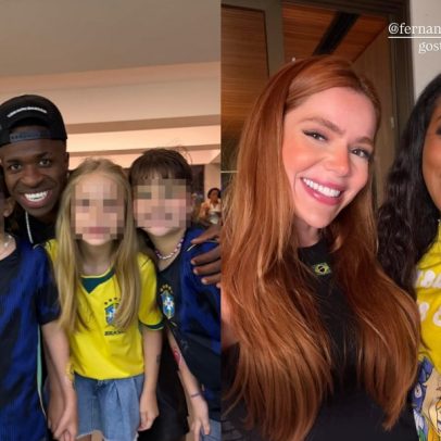 Vini Jr prestigia aniversário do irmão no Rio de Janeiro