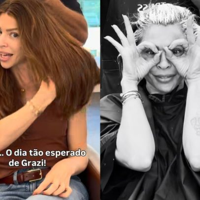 Grazi Massafera muda o visual após fim das gravações de Três Graças