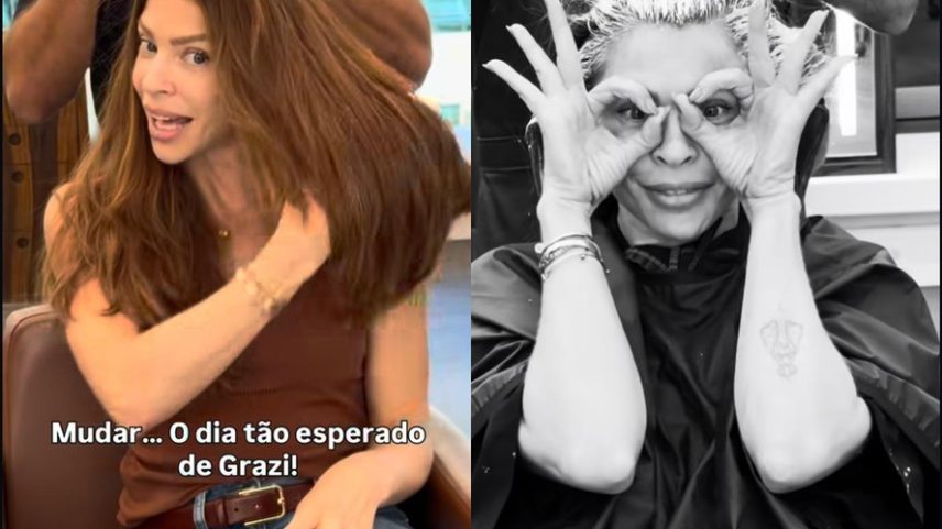 Grazi Massafera muda o visual após fim das gravações de Três Graças — Foto: Reprodução/ Instagram