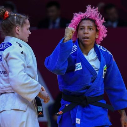 Rafaela Silva conquista bronze vencendo vice-líder no Grand Slam do Cazaquistão