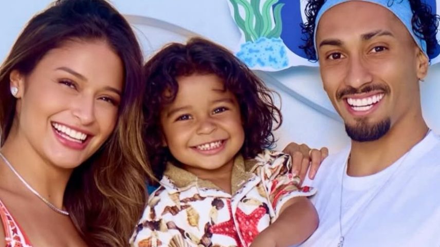 Gael, filho de Raphinha, comemora 3 anos — Foto: Reprodução/Instagram