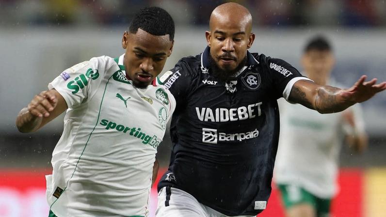 Palmeiras e Remo empatam em partida marcada por chuva intensa e atraso