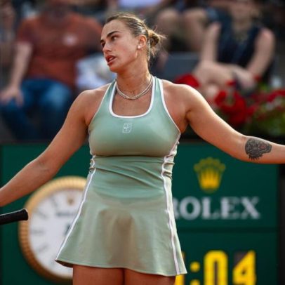 Sabalenka tem lesão em Roma e preocupa para Roland Garros