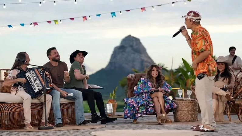 Wesley Safadão reúne grandes nomes do forró em sua fazenda no interior cearense — Foto: Divulgação/Globo