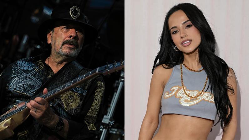 Carlos Santana and Becky G