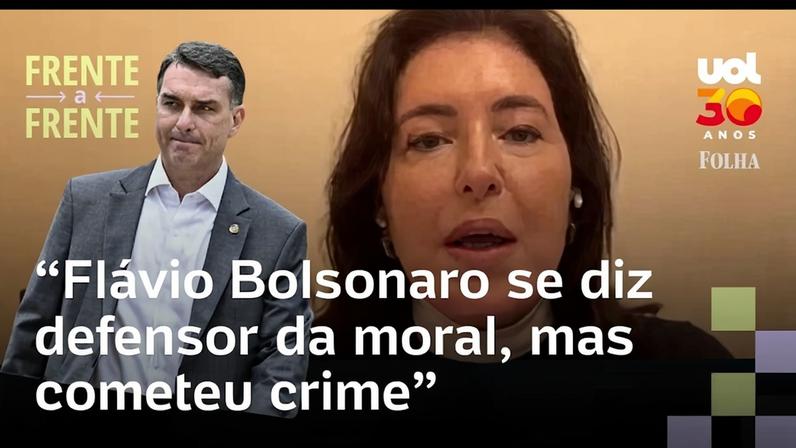 Tebet afirma que Flávio Bolsonaro mentiu e cometeu crime