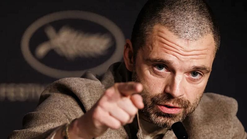 Sebastian Stan speaks during “Fjord” press conference at the 79th annual Cannes Film Festival at Palais des Festivals on May 19, 2026 in Cannes, France.