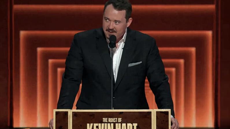 Shane Gillis (pictured above) took a jab at Chelsea Handler after the comedian slammed his and Tony Henchcliffe’s jokes at Kevin Hart’s roast.