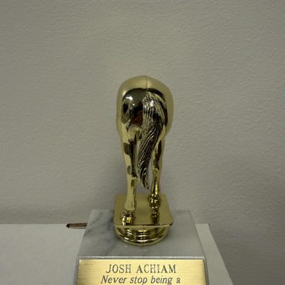 Troféu "jackass" apresentado, mas júri não o viu